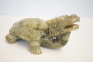 Heavy soapstone mythical creature Length 30 cm