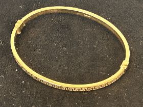 9ct gold bangle 4.2g