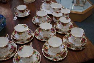 Royal Albert old country rose tea set- 30 pieces