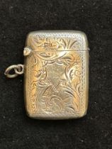 Silver vesta case