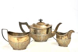3 Piece plated teapot set