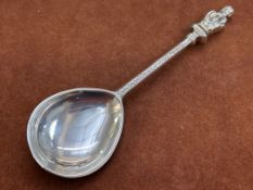 Heavy sterling silver hallmarked Apostle spoon, 78