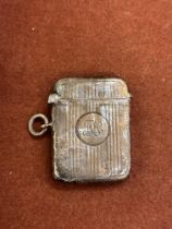 Silver vesta case Weight 23g