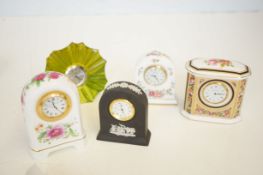 Collection of miniature clocks to include Royal Do