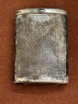 Silver vesta case Weight 56 g