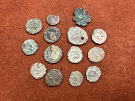 Collection of metal detector finds - all coins