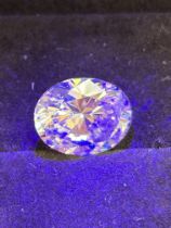 5ct Moissanite colour grade D VVS1 excellent clari