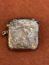 Silver vesta case Weight 28g