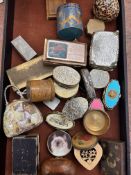 Large collection of trinket boxes