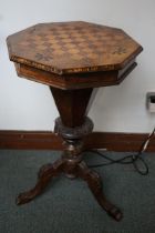 Victorian sewing table - locked without key