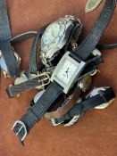 Collection of unsorted fashion wristwatches