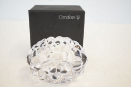 Orrefors votive designed by Ann Nilsson with box