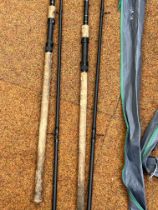 2x Korum barbel 12ft rods