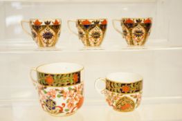5x Early Royal crown derby cups