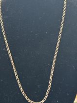 9ct Gold chain Weight 12.4g Length 57 cm