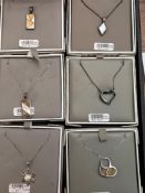 6x Chain & pendants - some 925 silver