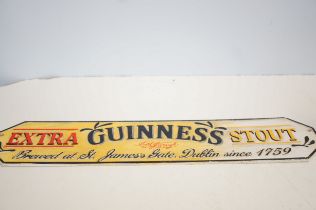 Cast iron Guinness stout large sign