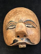 Wooden tribal mask