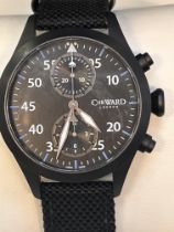 Christopher Ward London wristwatch with box & pape