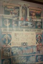 Reproduction cotton spinners poster