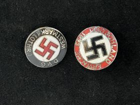 2 German badges