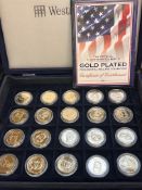 The officials united state mint gold plated presid
