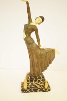 Art deco resin figure Height 49 cm