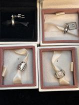 4x Pandora charms with original boxes & bag