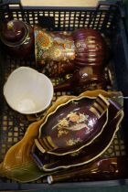 Collection of Carlton ware Rouge Royale
