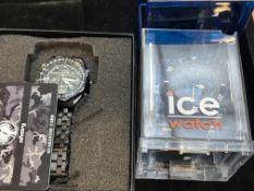 Infantry fashion wristwatch & Ice watch