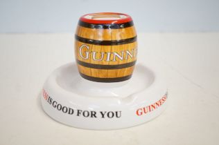 Ceramic Guinness ashtray