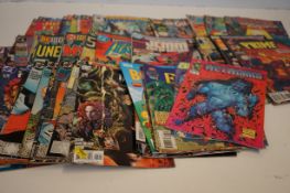 Large collection of comics from the 1980's majorit