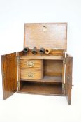 Smokers cabinet with 4 pipes