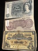Bank of England five pound note, bank of England 1