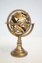 Brass armillary sphere (A Paris chez G Gobille)