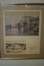 Limited edition signed print central station Manch