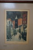 Harold Riley limited edition signed print 15/100 s