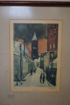 Harold Riley limited edition signed print 15/100 s