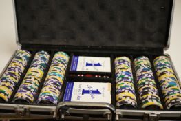 Poker chip box set