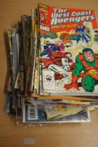 Large collection of Marvel comics majority from th