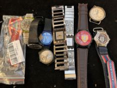 Collection of wristwatches to include Swatch