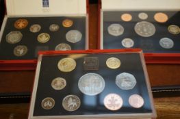 3x Royal mint proof coins sets -1992, 1993 & 1996