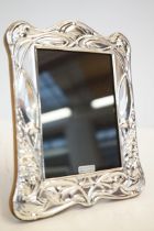 Silver photo frame