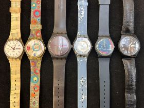 Collection of swatch watches