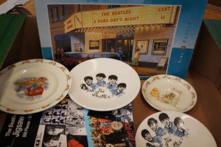 2x 1960's Beatles plates & others