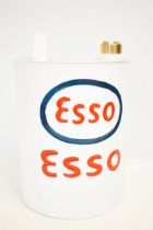 White Esso petrol can