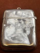 Silver vesta case