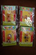 4x vintage Noddy pin badges