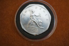 Mistrike 50p coin