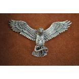 Silver articulating eagle